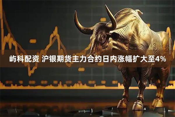 屿科配资 沪银期货主力合约日内涨幅扩大至4%