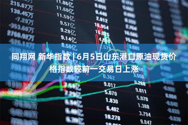 同翔网 新华指数 | 6月5日山东港口原油现货价格指数较前一交易日上涨